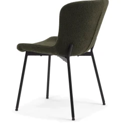 New Nimara Adena spisebordsstol - Grøn Boucle