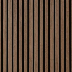 Outlet Nimara Akustikpanel i røget egetræsfiner 2400x520x18 mm