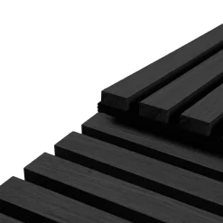 Best Nimara Akustikpanel i sort egetræsfiner 3000x520x18 mm