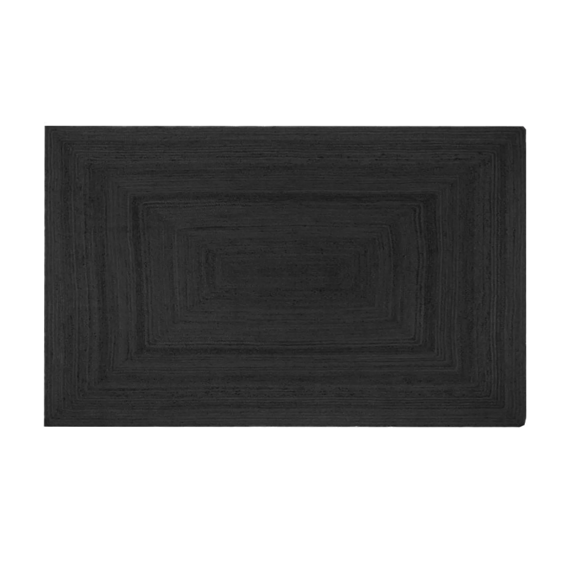 Nimara Alex tæppe - Sort jute 135x65