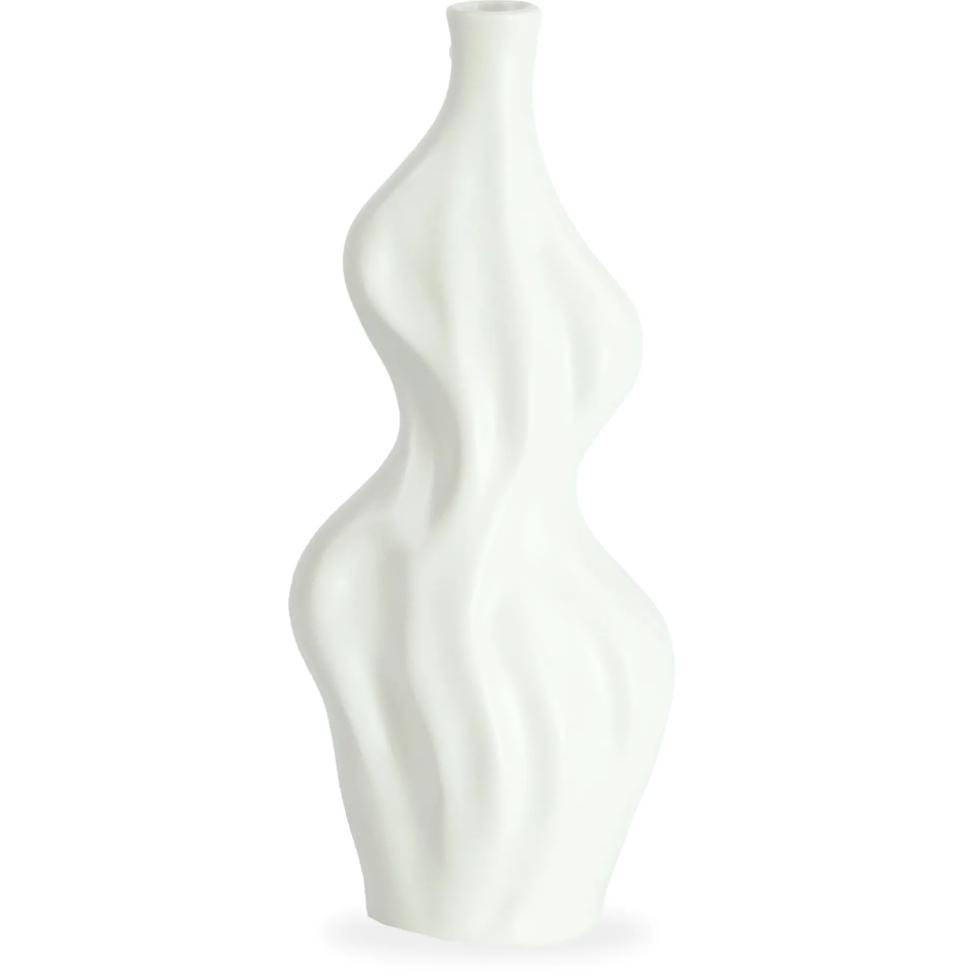 New Nimara Alva keramik vase hvid 25 cm