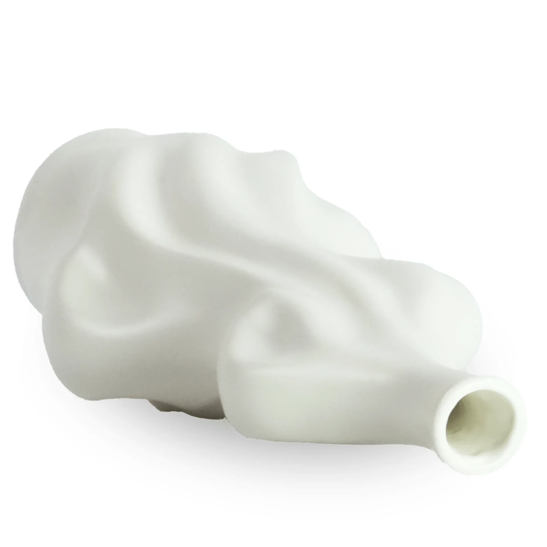 New Nimara Alva keramik vase hvid 25 cm