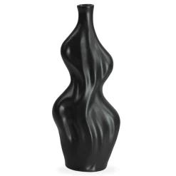 Discount Nimara Alva keramik vase sort 25 cm