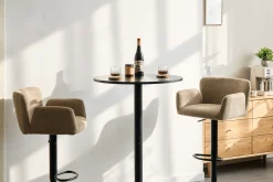 New Nimara Alya barbord sort Ø70 cm