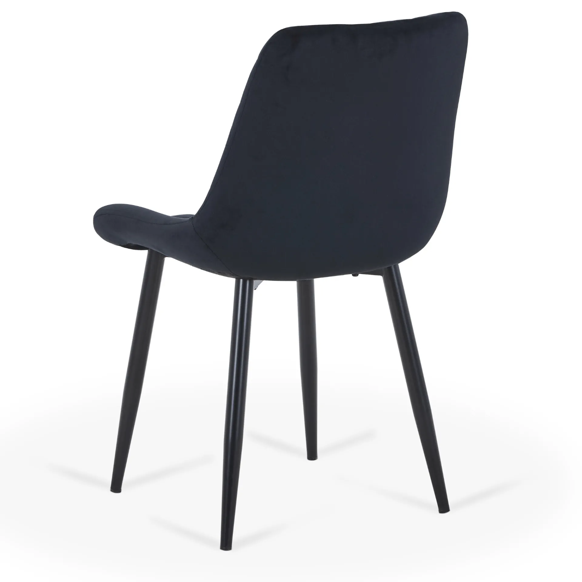 Sale Nimara Amina - spisebordsstol i sort velour