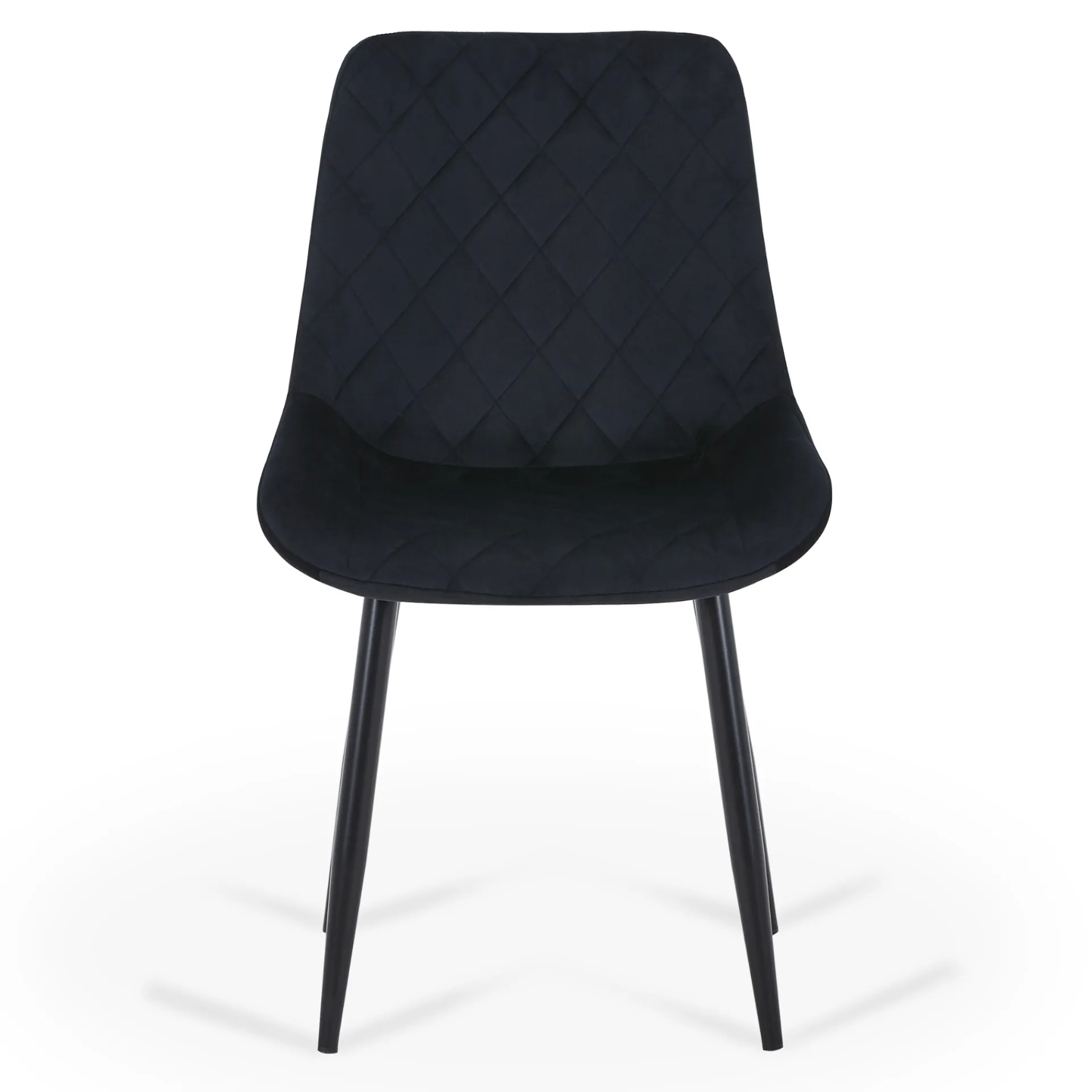 Sale Nimara Amina - spisebordsstol i sort velour