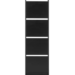 Clearance Nimara Amy skoskab - sort med 4 låger