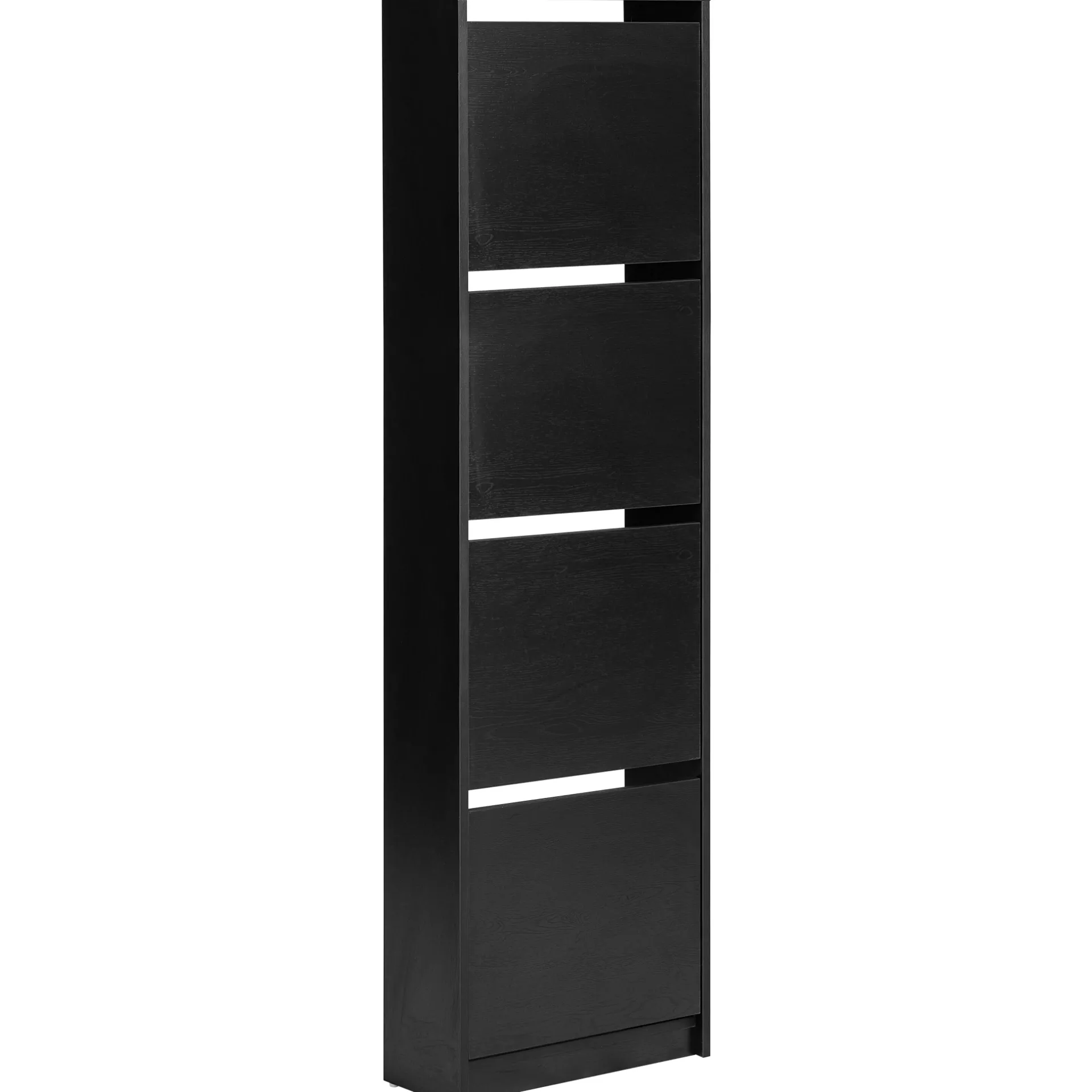 Clearance Nimara Amy skoskab - sort med 4 låger