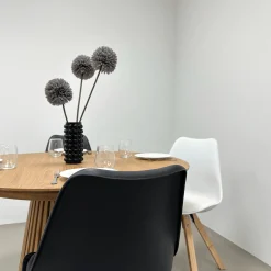 Clearance Nimara Aria spisebordsstol sort med træben