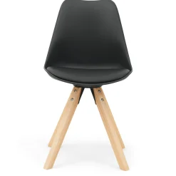 Clearance Nimara Aria spisebordsstol sort med træben