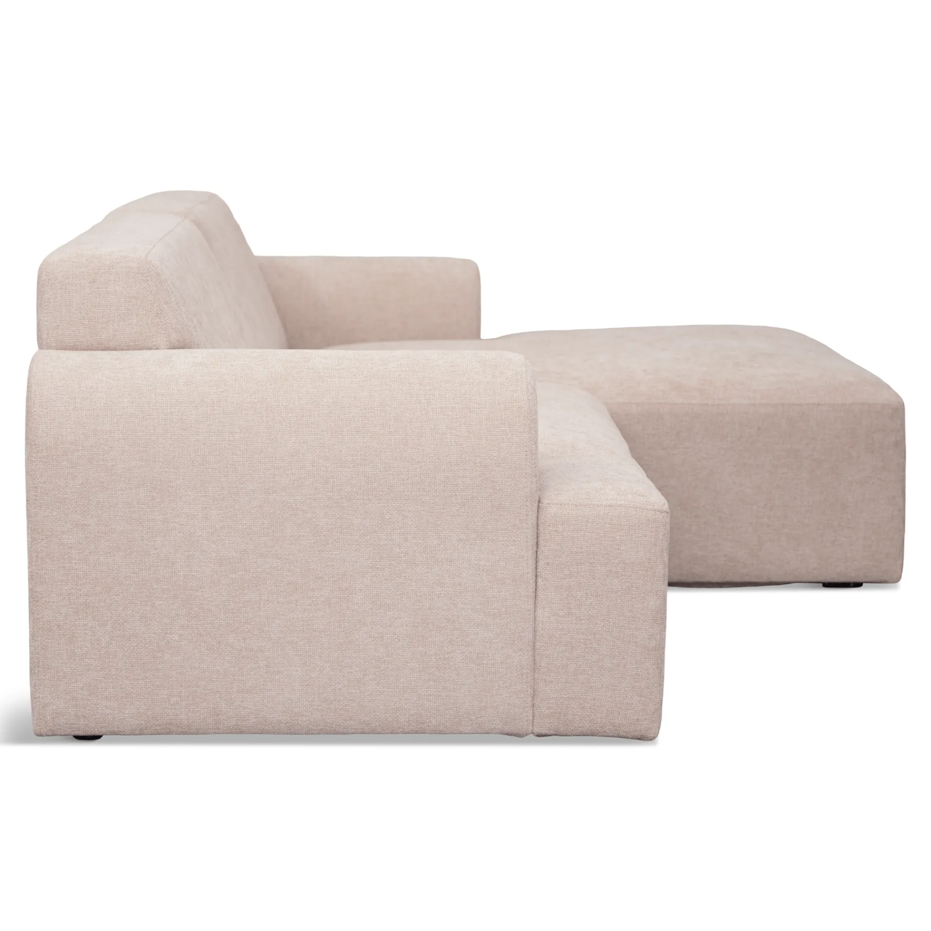 Online Nimara Arianna chaiselong sofa beige - Højrevendt