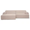 Online Nimara Arianna chaiselong sofa beige - Venstrevendt