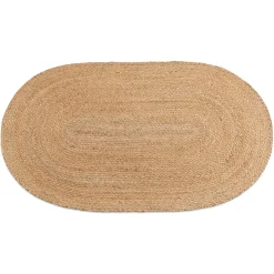 New Nimara Arthur oval tæppe - Jute 70x120 cm