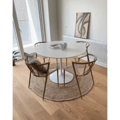 Best Nimara Arthur rundt tæppe - Jute Ø150 cm