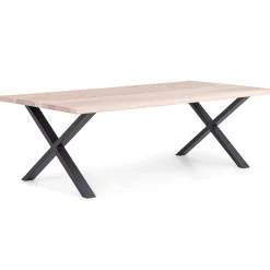 Discount Nimara Aura plankebord - 300 x 95 cm - Hvidolieret eg med krydsben - Ikke forberedt til tillægsplader (Restparti)