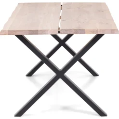 Discount Nimara Aura plankebord - 300 x 95 cm - Hvidolieret eg med krydsben - Ikke forberedt til tillægsplader (Restparti)