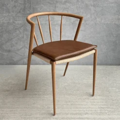 Outlet Nimara Bella - sædehynde i brunt kunstlæder