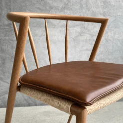 Outlet Nimara Bella - sædehynde i brunt kunstlæder