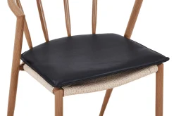 Nimara Bella - Sædehynde i sort kunstlæder