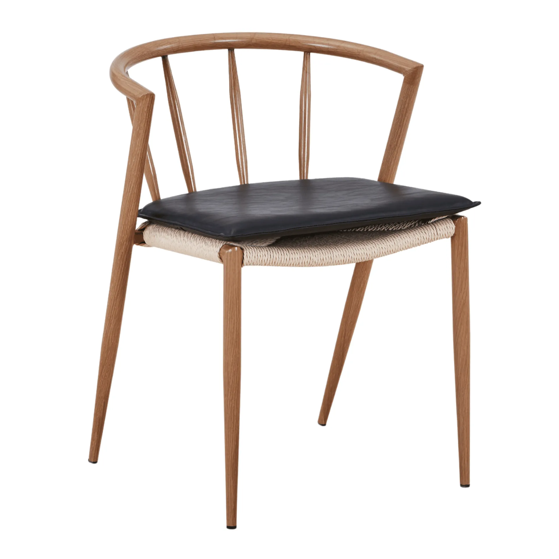 Nimara Bella - Sædehynde i sort kunstlæder