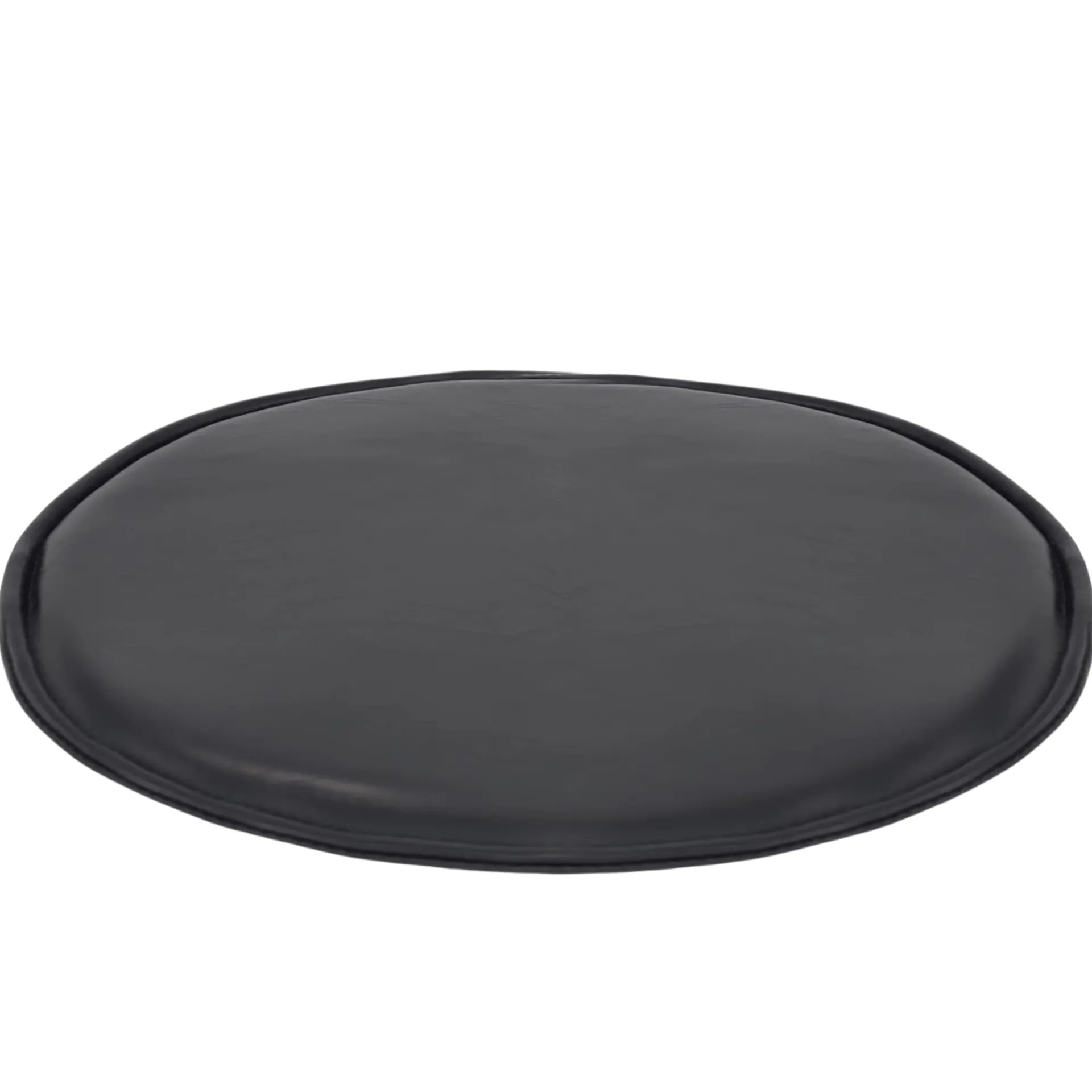 Nimara Bella - Sædehynde rund i sort kunstlæder