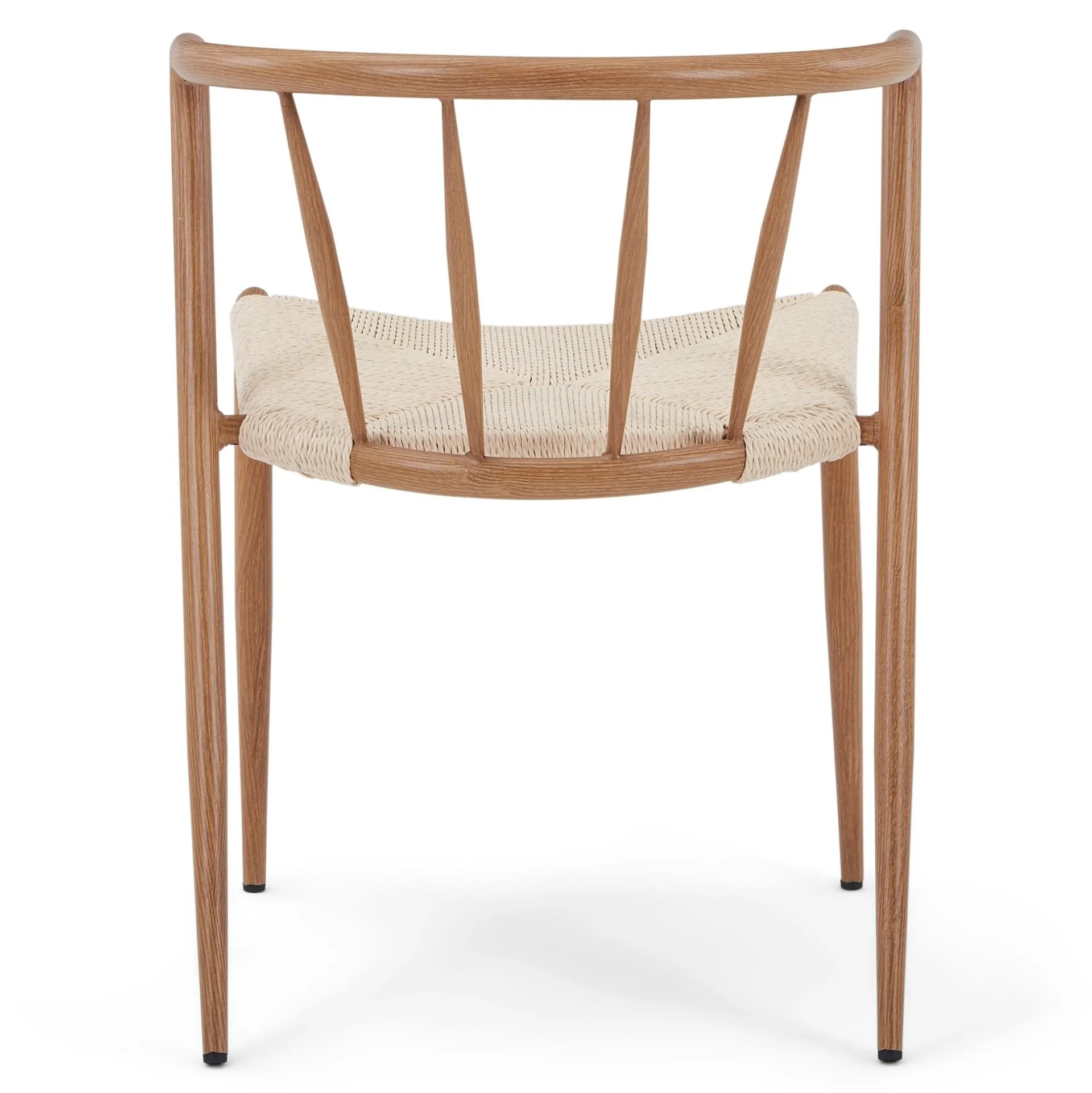 New Nimara Bella spisebordsstol - Egelook med fletsæde