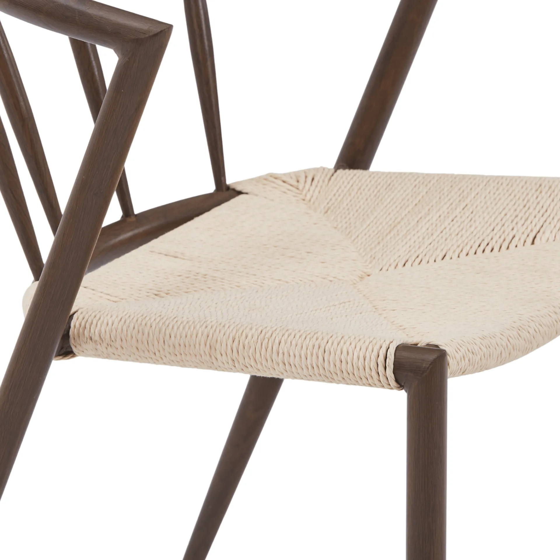 Outlet Nimara Bella spisebordsstol - Røget egelook med fletsæde