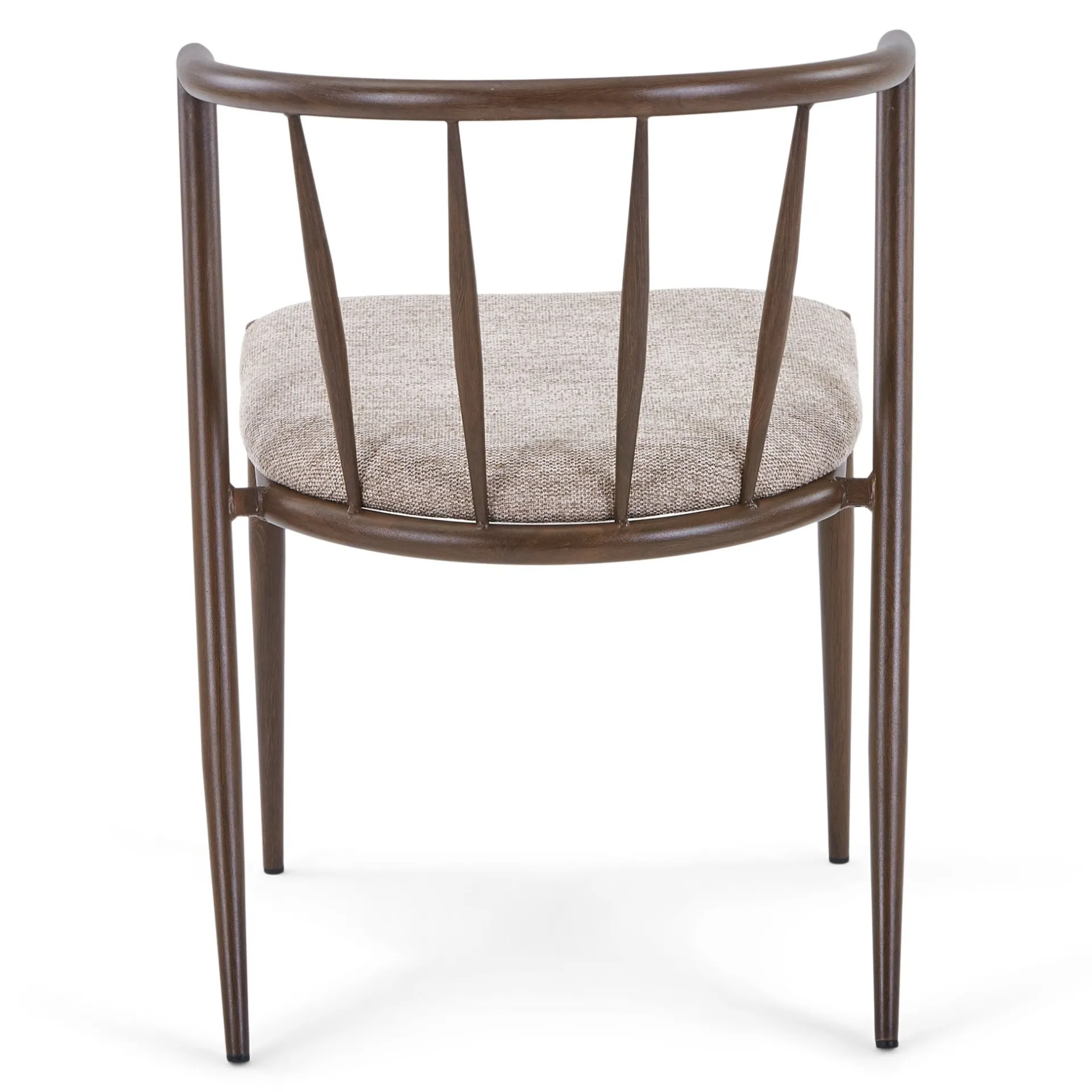 Nimara Bella spisebordsstol - Røget egelook med sand polstret sæde