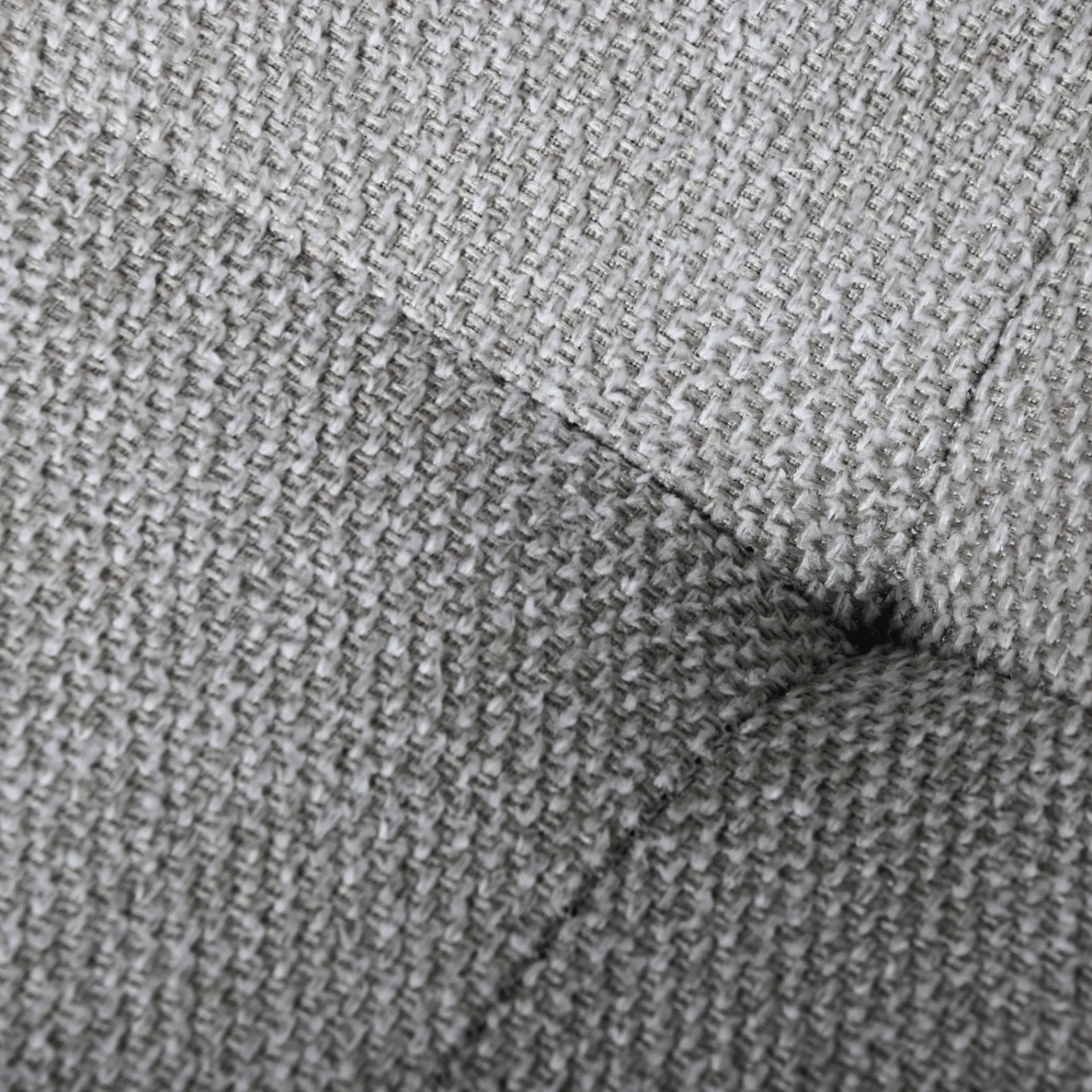 Outlet Nimara Brandy - højrevendt u-sofa i grå med chaiselong - L: 366 x D: 211 x H: 80 cm