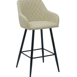 Clearance Nimara Carlo barstol - beige med armlæn 65 cm