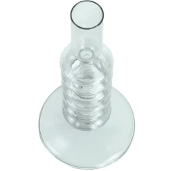 Nimara Chili lysestage glas grå 21 cm