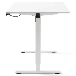 New Nimara Damian hæve- og sænkebord skrivebord 160x80 cm i hvid