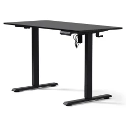 Best Nimara Damian hæve- og sænkebord skrivebord 120x60 cm i sort