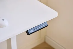 Hot Nimara Damian hæve sænkebord skrivebord 120x60 cm i hvid