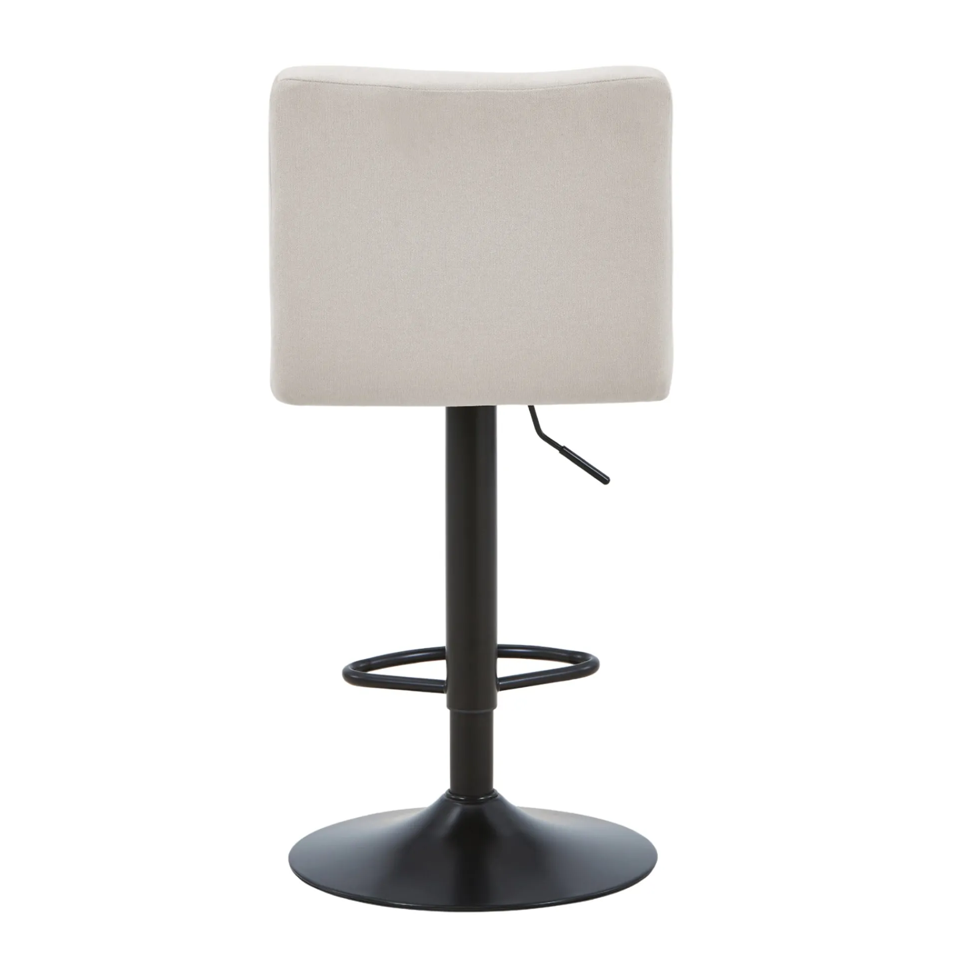 Outlet Nimara Diana - beige justerbar barstol med drejefunktion 360 grader