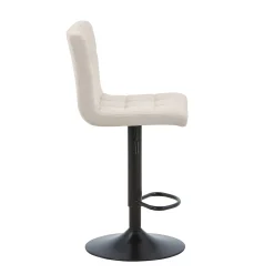 Outlet Nimara Diana - beige justerbar barstol med drejefunktion 360 grader