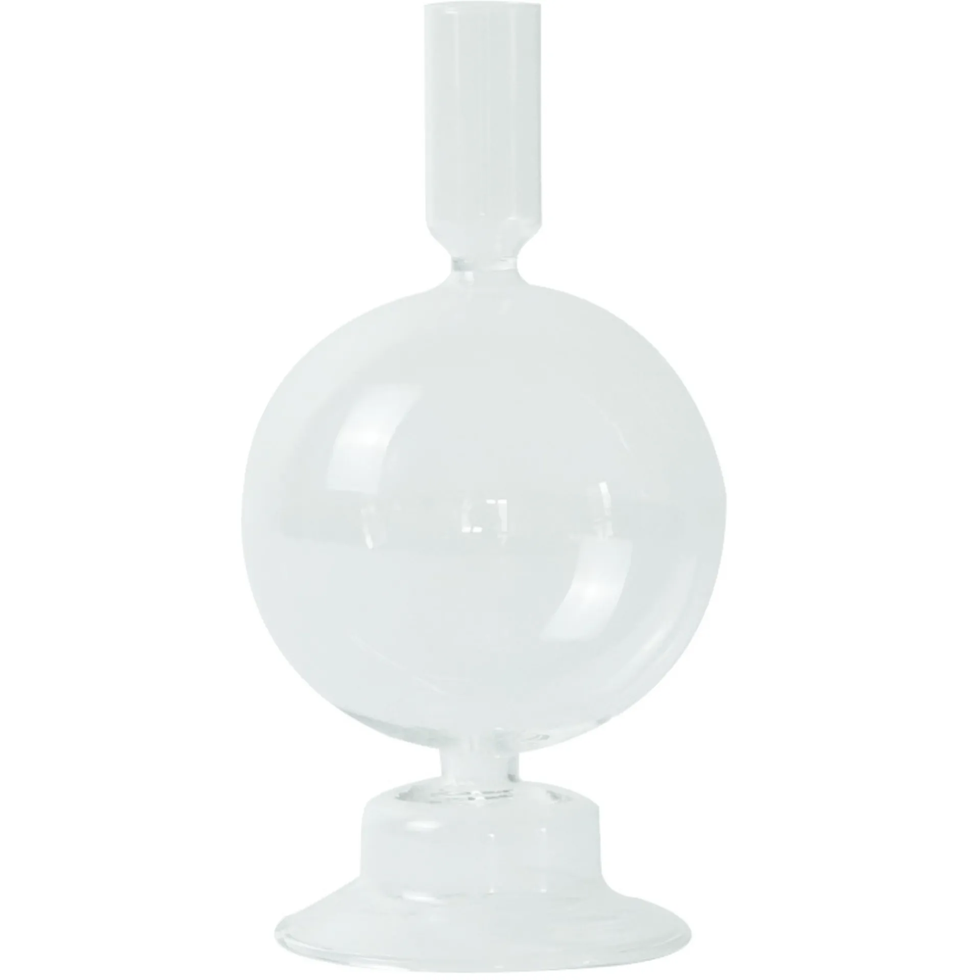 New Nimara Effi glas lysestage klar 20 cm