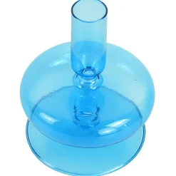 Outlet Nimara Elly glas lysestage blå 12 cm