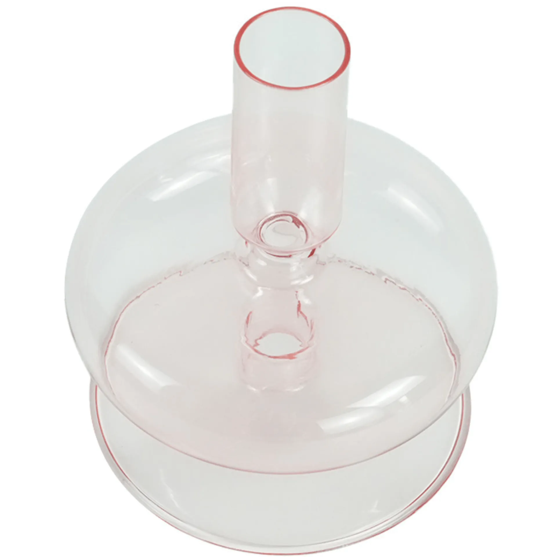 Discount Nimara Elly glas lysestage lyserød 12 cm