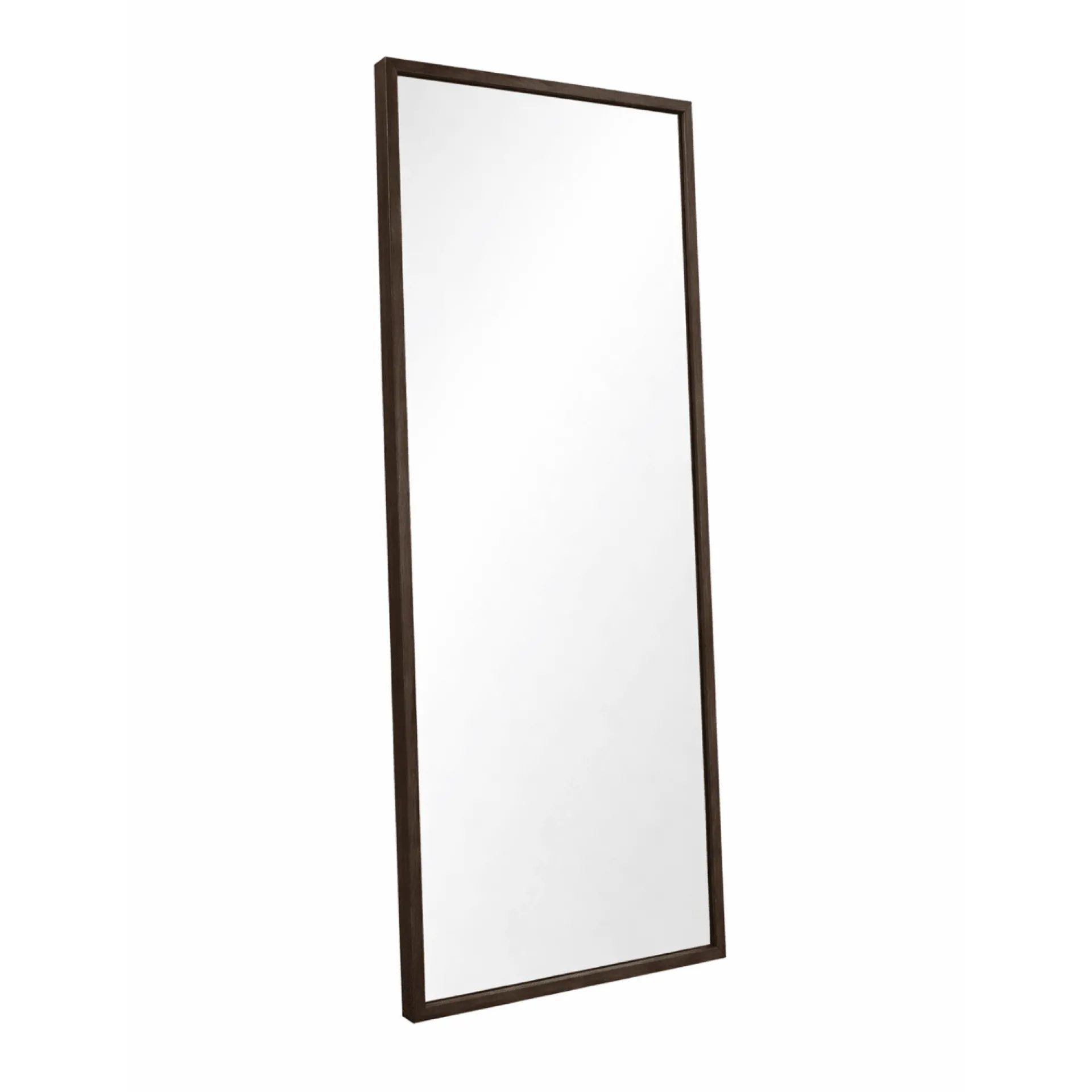 Discount Nimara Elvira spejl 120x50 cm med træramme i røget eg