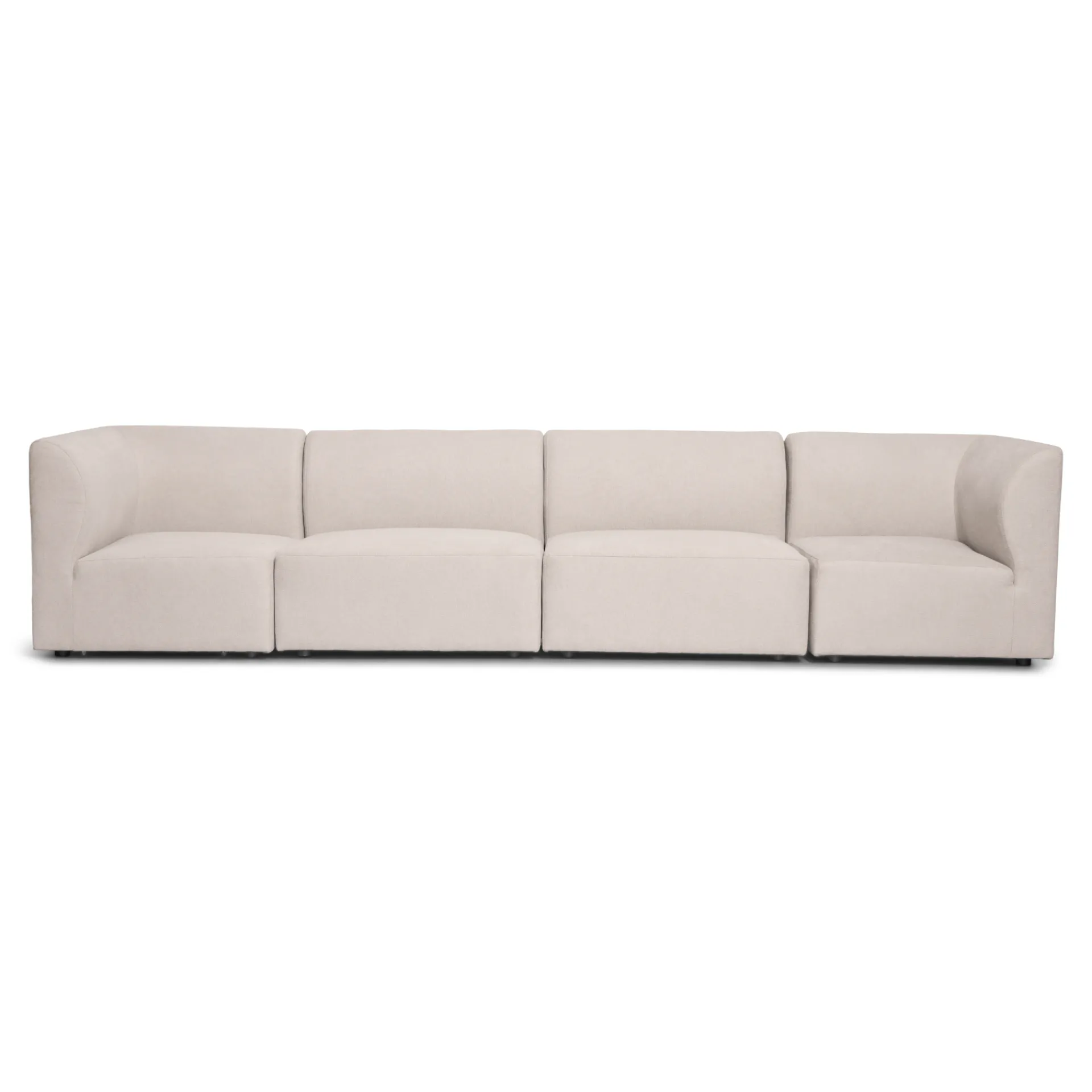 Hot Nimara Emilia modulsofa i beige 4 moduler L: 328 X D: 79 X H: 72 cm