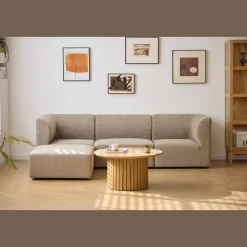 Nimara Emilia modulsofa i sand 2 moduler L: 158 X D: 79 X H: 72 cm