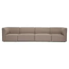 Nimara Emilia modulsofa i sand 4 moduler L: 328 X D: 79 X H: 72 cm