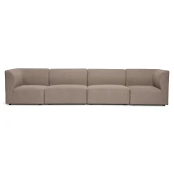 Nimara Emilia modulsofa i sand 4 moduler L: 328 X D: 79 X H: 72 cm