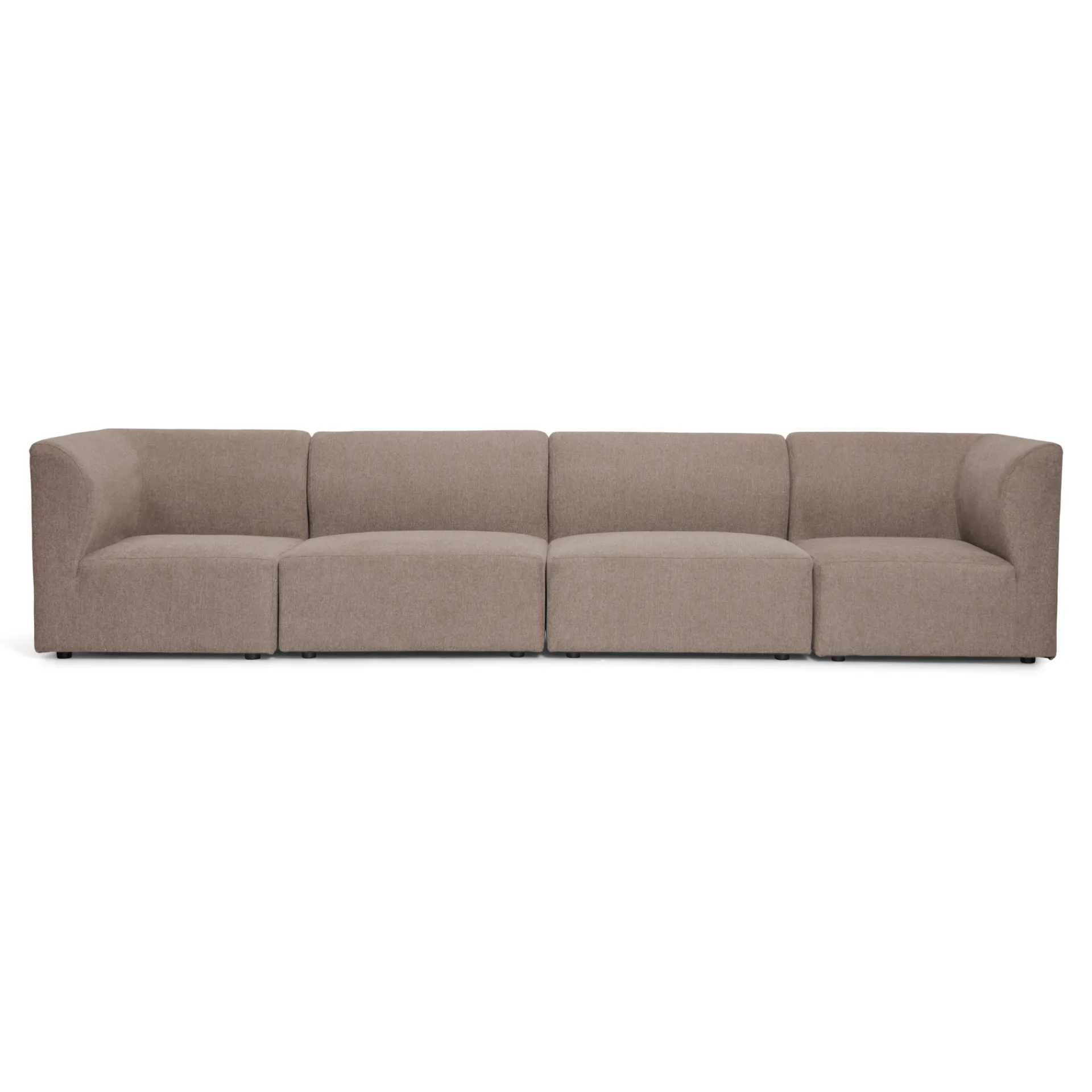 Nimara Emilia modulsofa i sand 4 moduler L: 328 X D: 79 X H: 72 cm