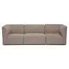 Discount Nimara Emilia modulsofa i sand med 3 moduler L: 243 X D: 79 cm X H: 72 cm