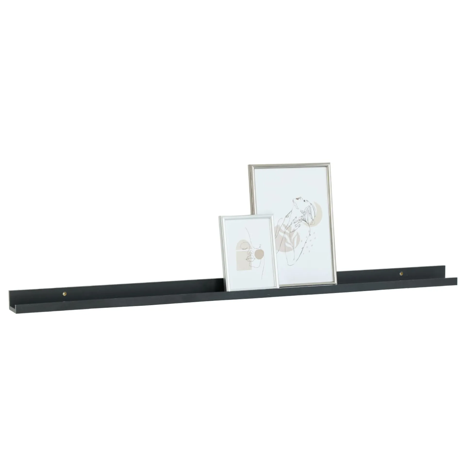 Online Nimara Emmie billedhylde sort 115x7 cm
