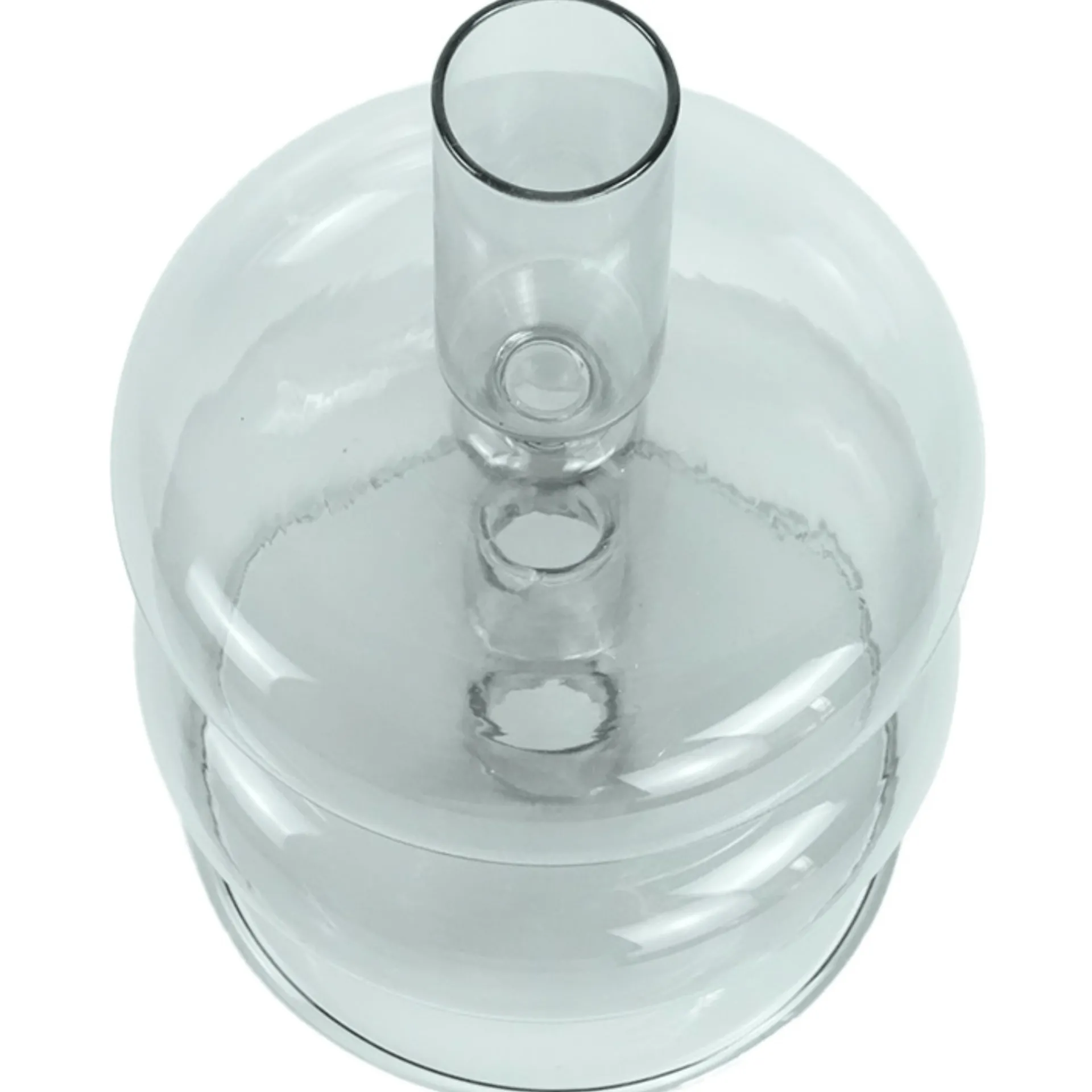 Clearance Nimara Fairy glas lysestage grå 15 cm