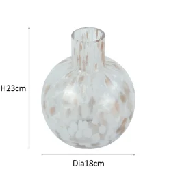 Best Nimara Fanny glasvase hvid 23 cm