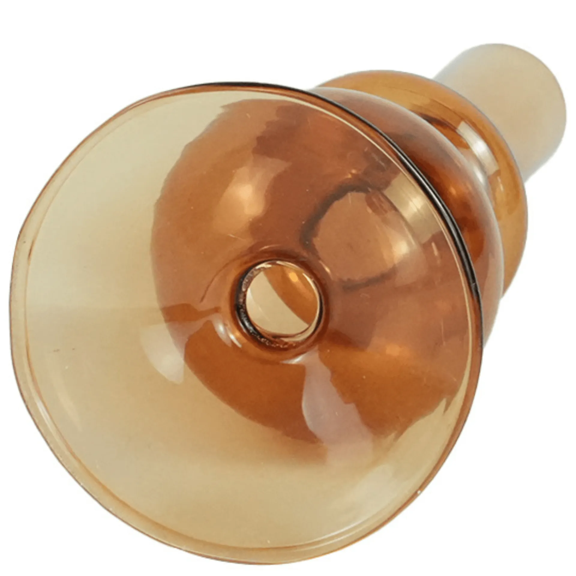 New Nimara Fendi glas lysestage amber 15 cm